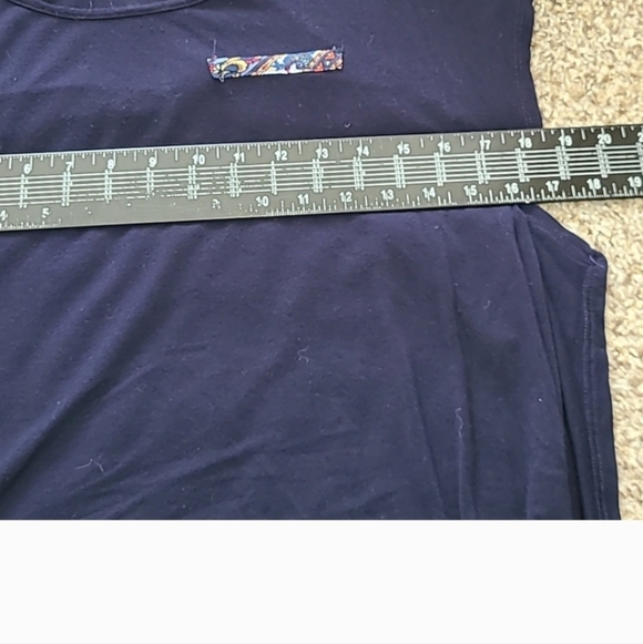 Hi/Lo Mixed Material Blouse - Picture 4 of 6